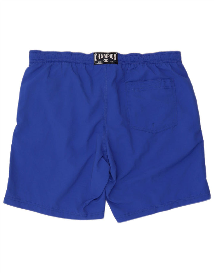 Pantaloncini da bagno grafici da uomo CHAMPION 2XL poliestere blu