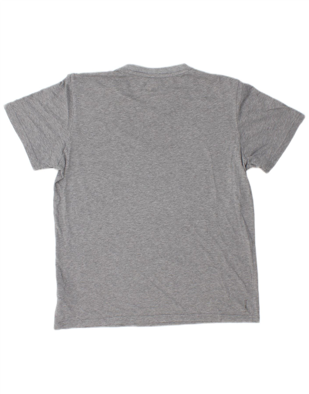T-shirt da uomo Adidas Top in cotone grigio medio