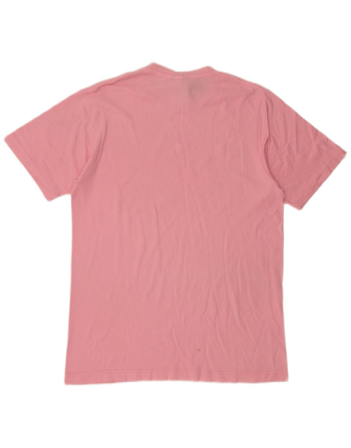 T-shirt grafica da uomo Nike Top in cotone rosa medio