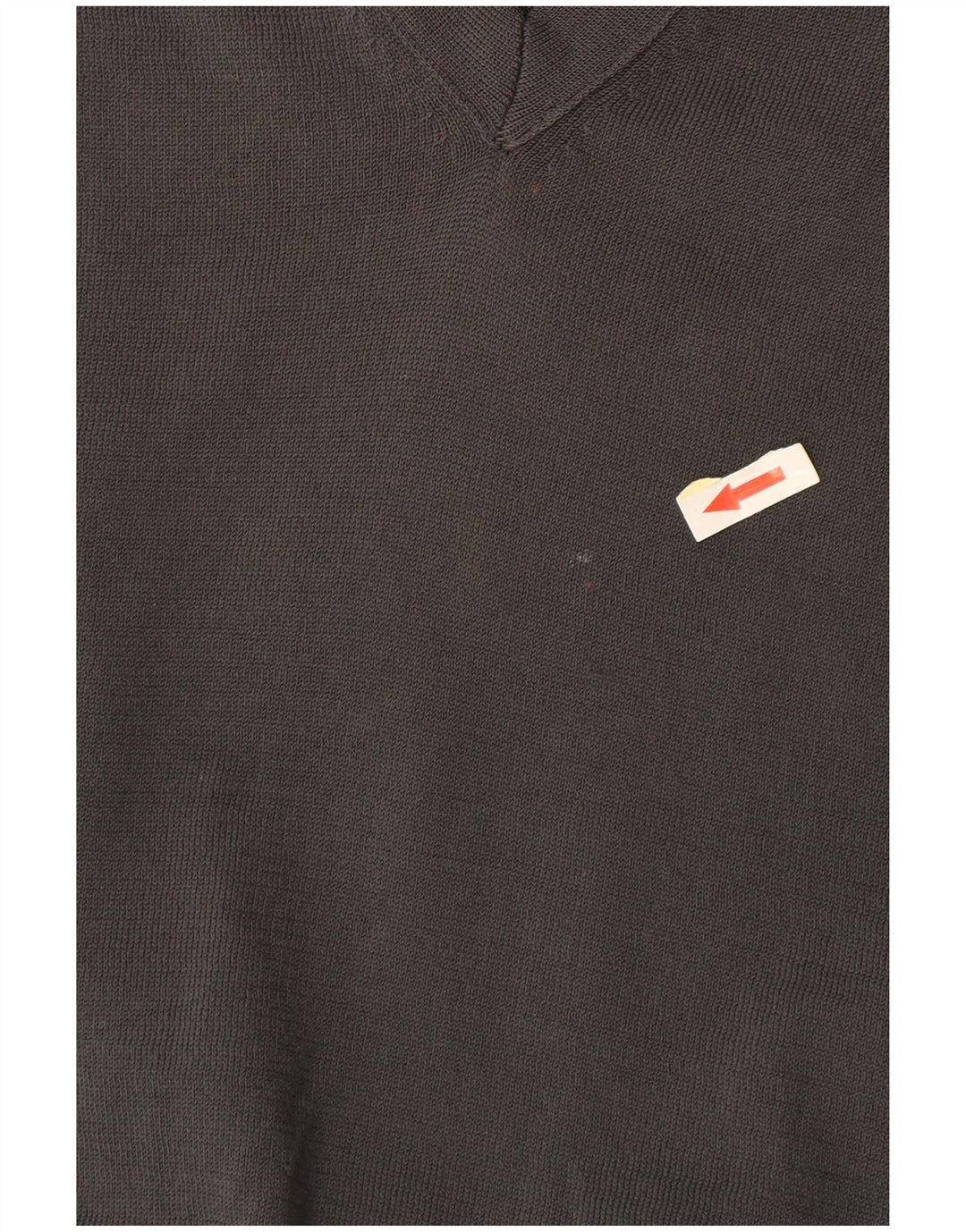 Maglione Zara da uomo con scollo a V grigio medio