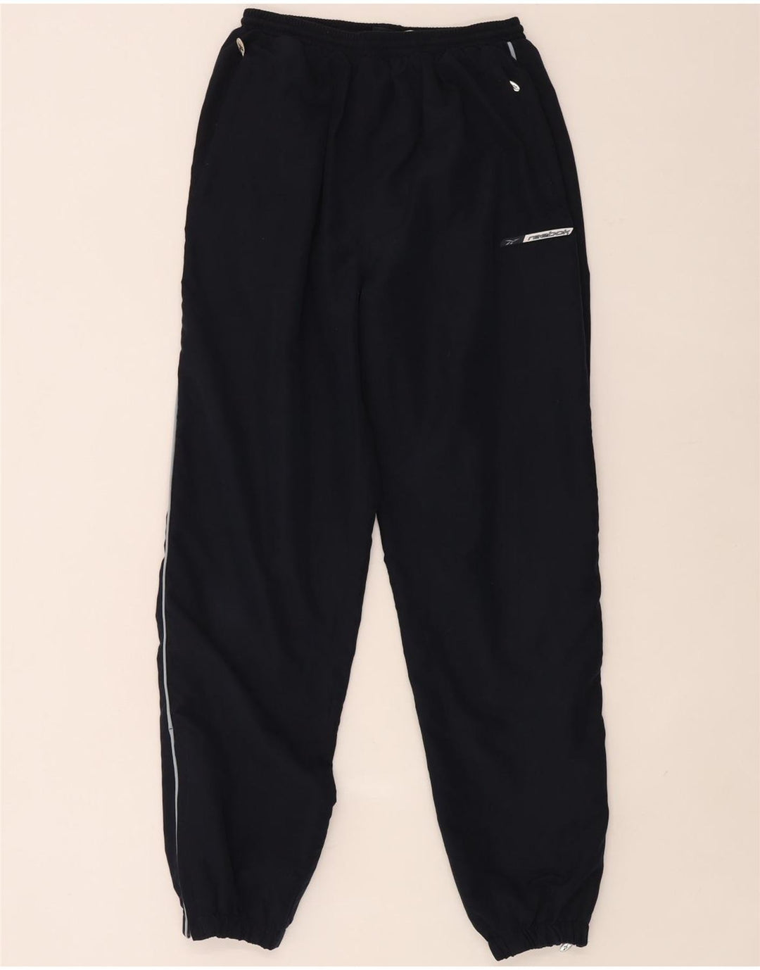 Pantaloni da tuta da uomo Reebok Joggers XS blu navy poliestere