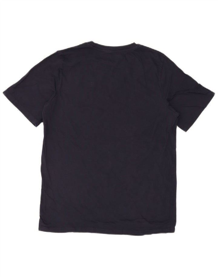 T-shirt grafica da uomo Jack & Jones Top medio blu navy