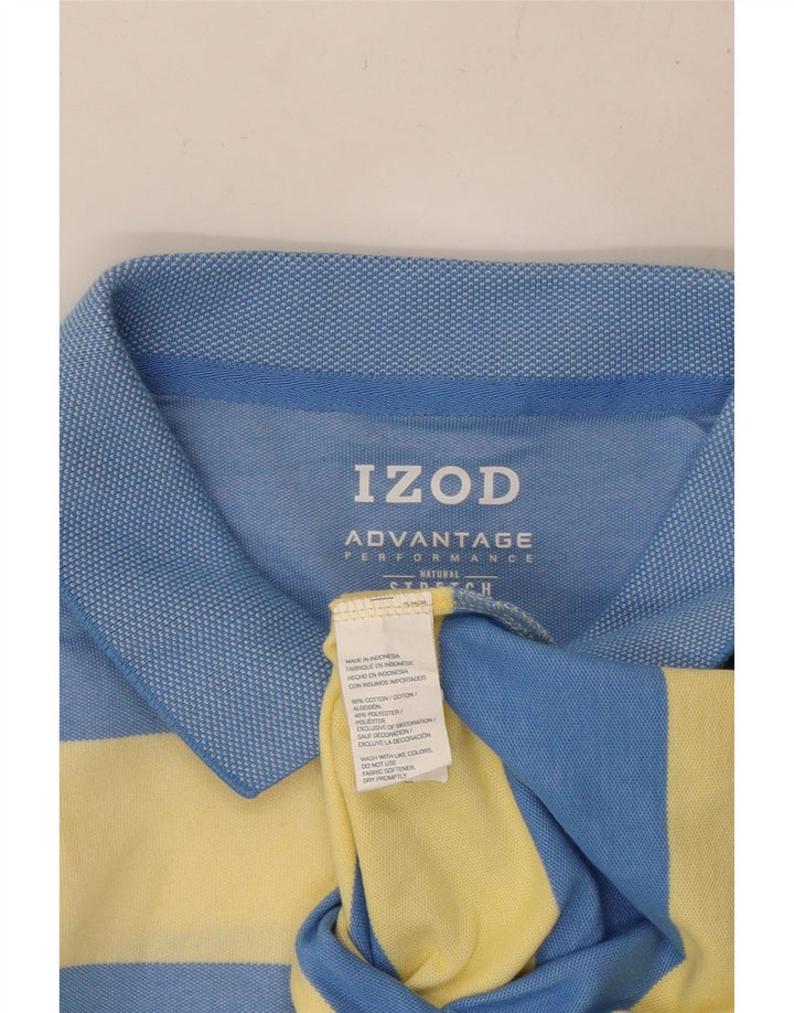 Polo da uomo IZOD XL in cotone a righe blu