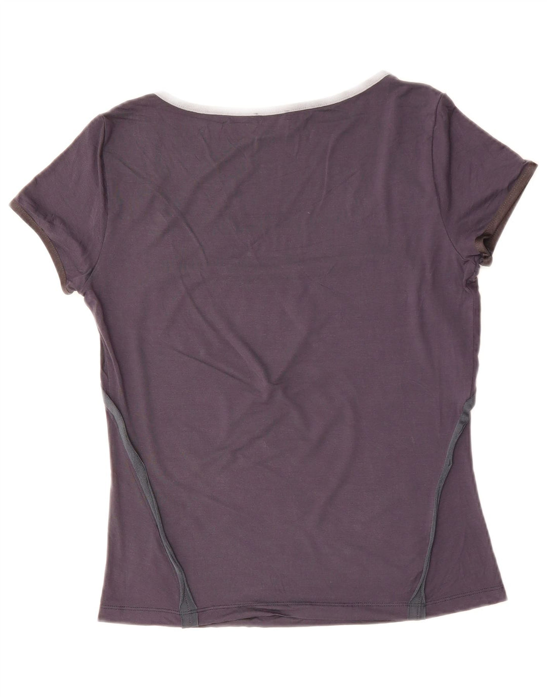 T-shirt da donna CERRUTI 1881 Top UK 12 Medium Navy Blue Viscosa