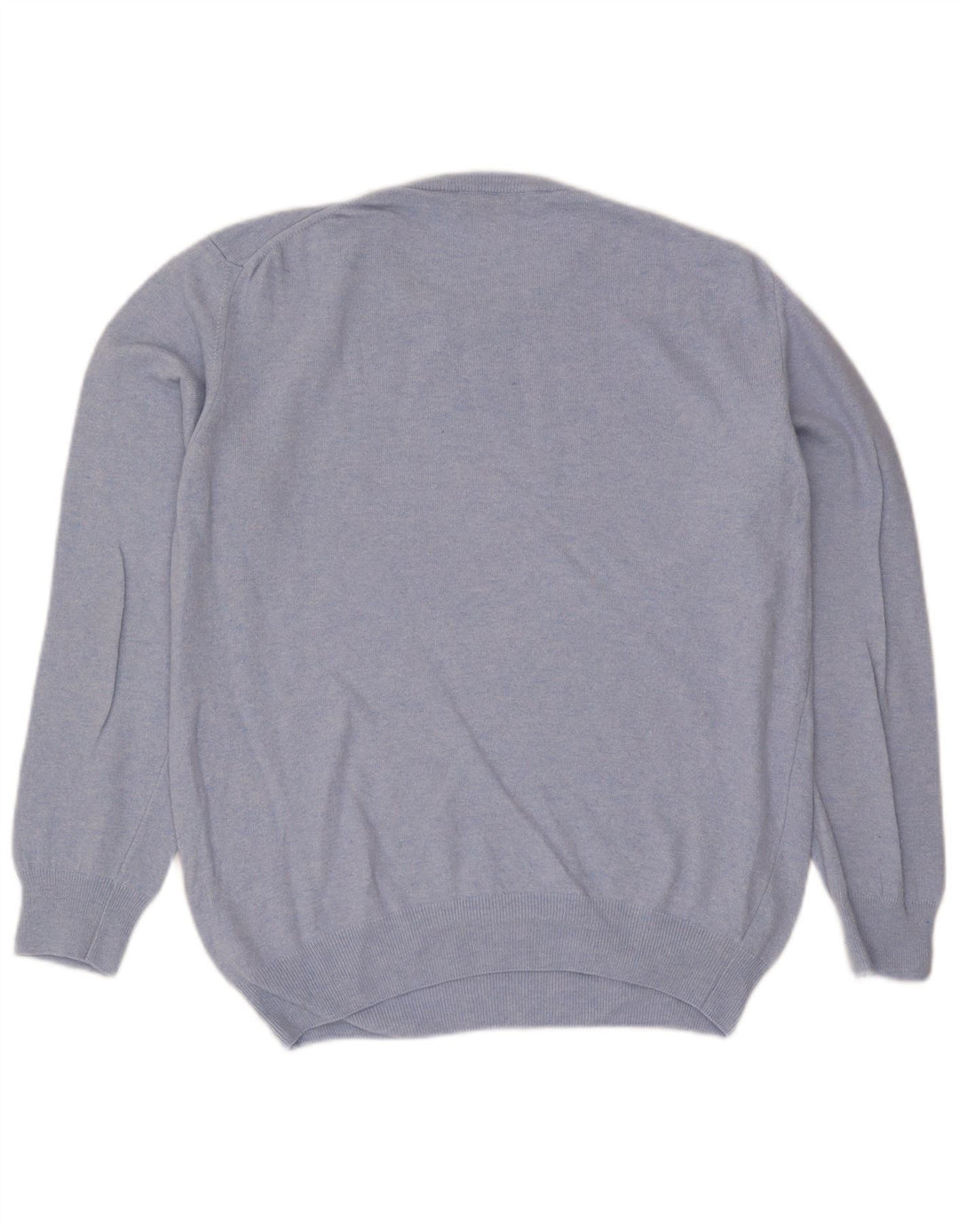 Maglione Trussardi Uomo Girocollo Blu Medio Lana
