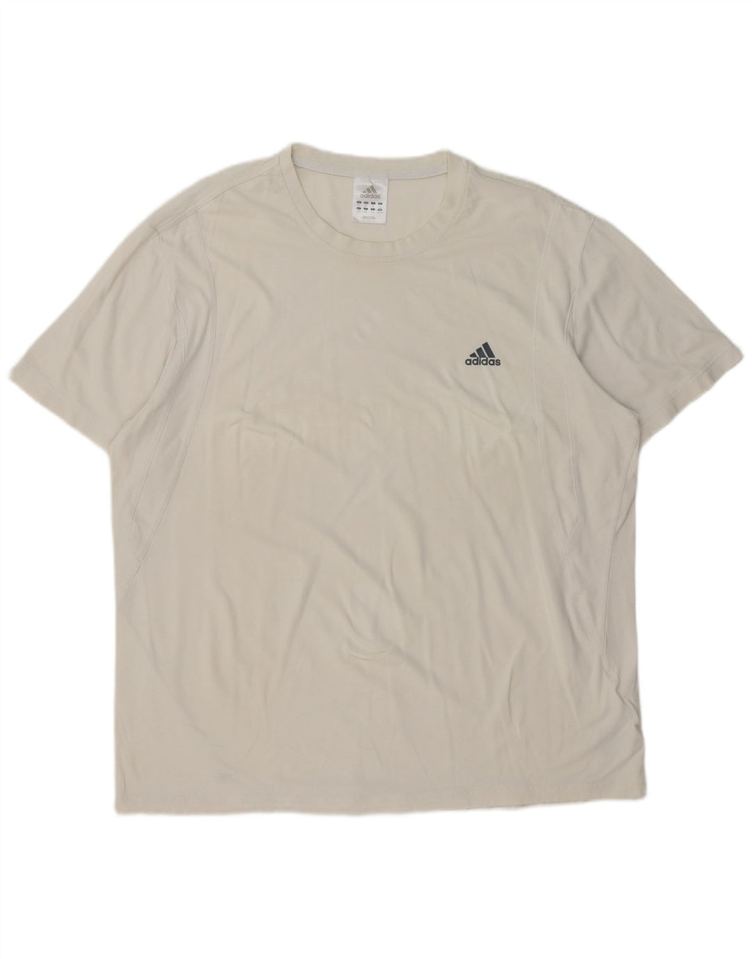 T-shirt da uomo Adidas Top 2XL cotone bianco