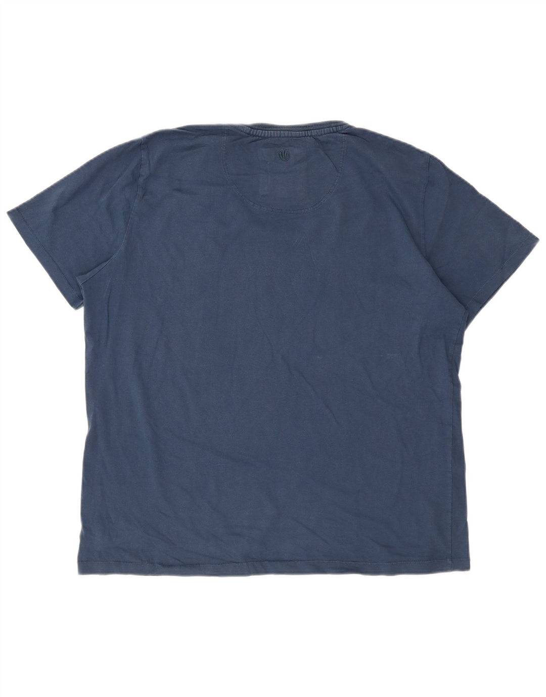 T-shirt grafica da uomo Fat Face Top XL in cotone blu