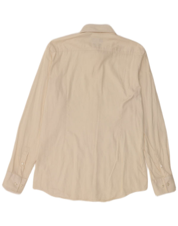 Camicia slim fit da uomo Hugo Boss EU 40 bianco medio