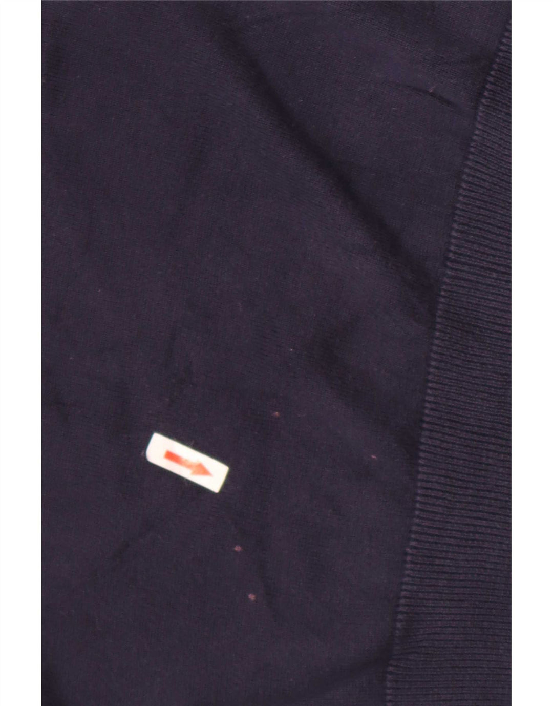Maglione maglione girocollo da uomo Lacoste taglia 5 grande in cotone blu navy