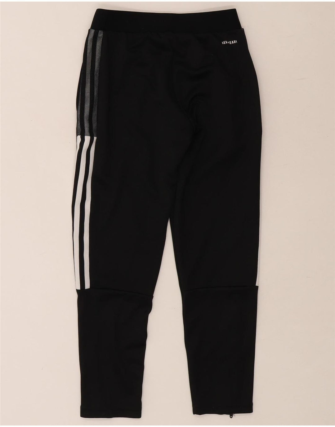 Pantaloni della tuta ADIDAS Aeroready da bambino 9-10 anni in poliestere nero