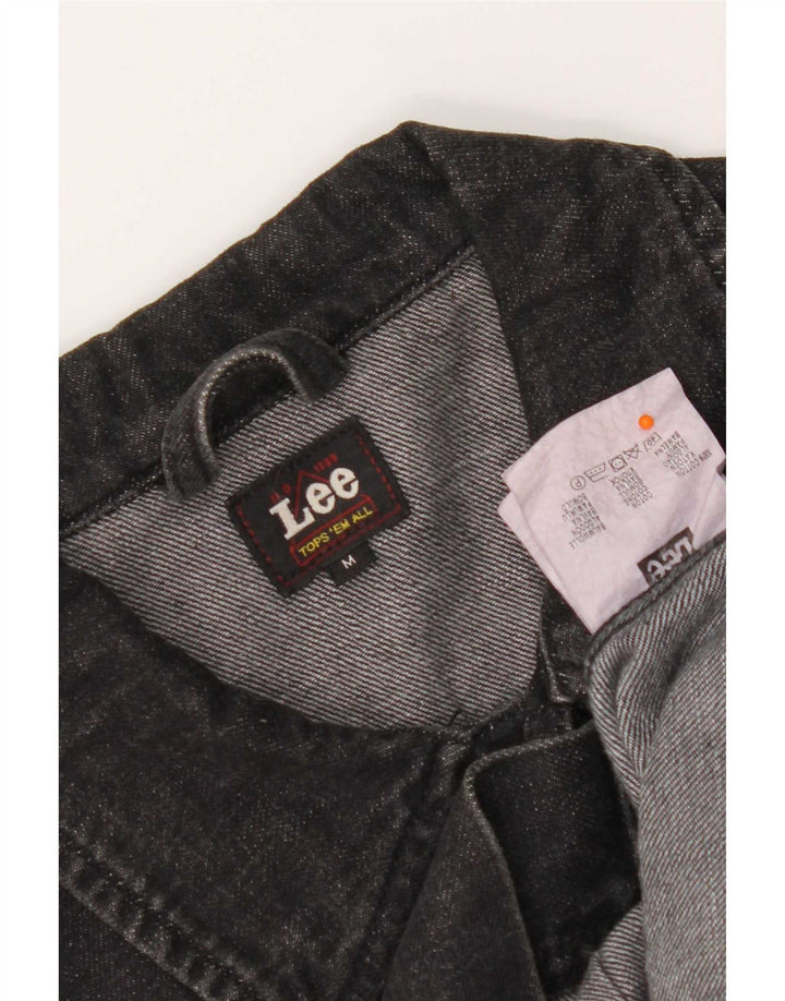 Giacca di jeans da uomo Lee UK 38 cotone nero medio