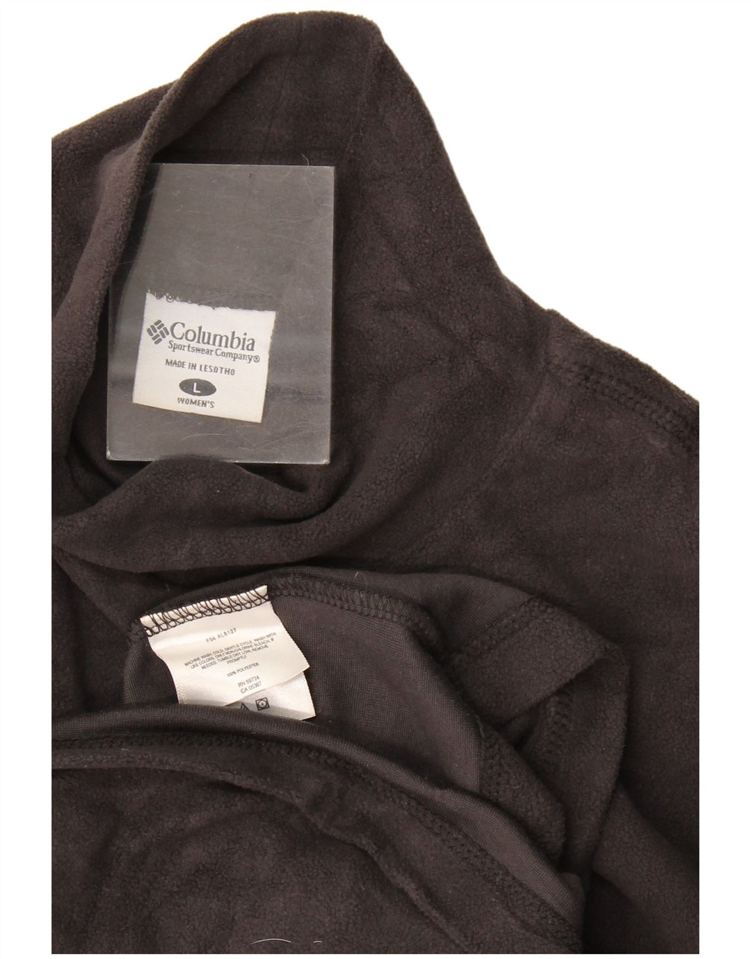 Maglione in pile da donna Columbia UK 16 grande poliestere nero