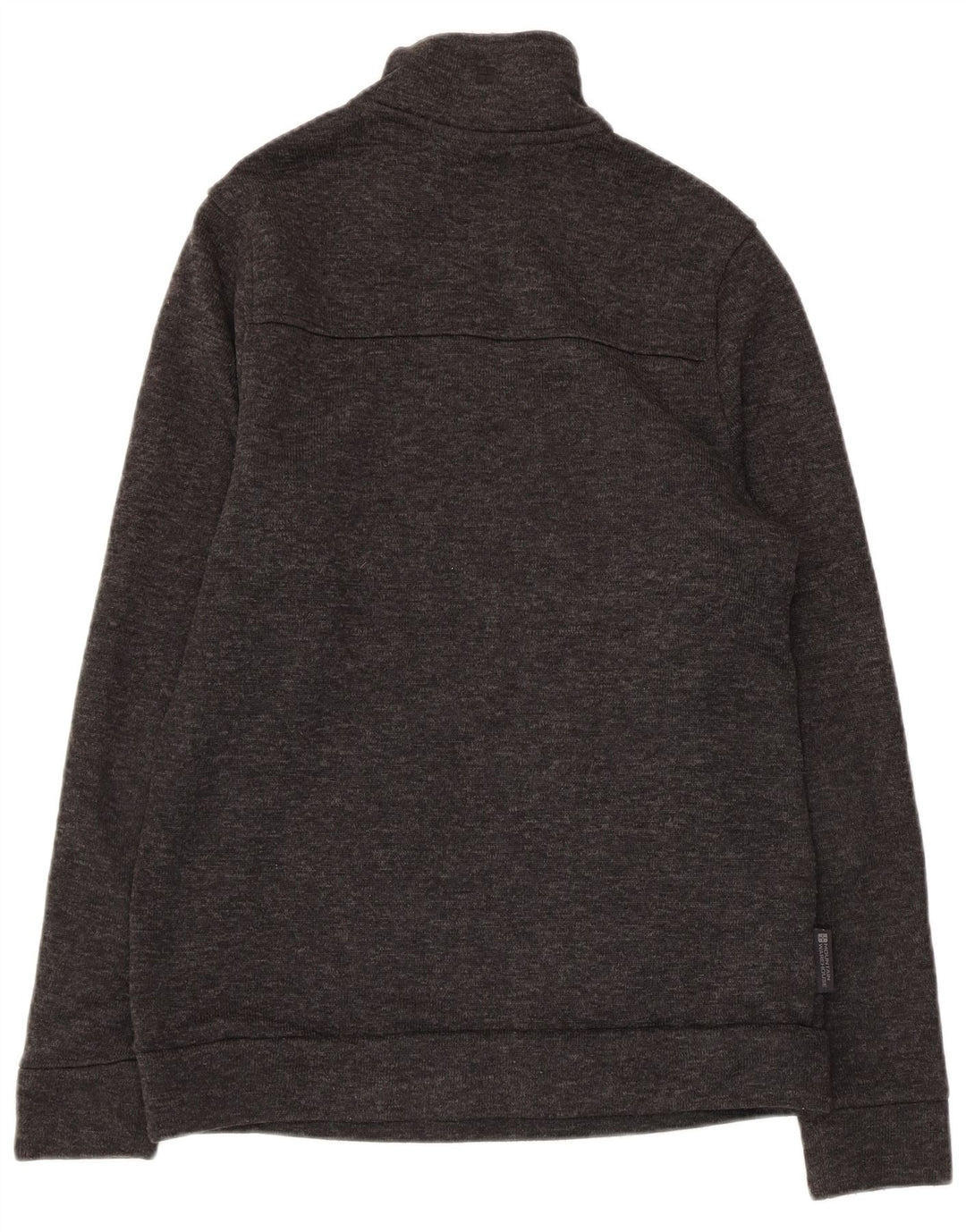 MOUNTAIN WAREHOUSE Felpa da uomo con zip e collo maglione grigio medio screziato