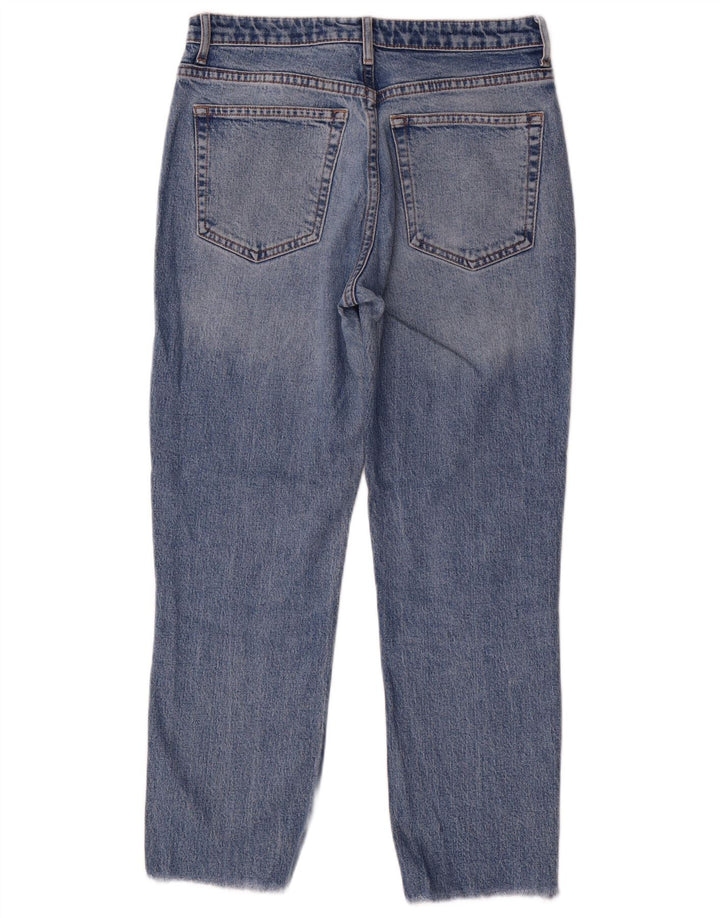 Jeans dritti da donna Topshop W30 L26 poliestere blu