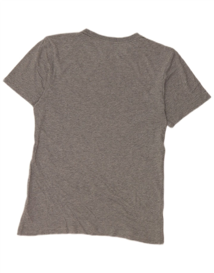 T-shirt Nike da uomo Top XS in cotone chiazzato grigio