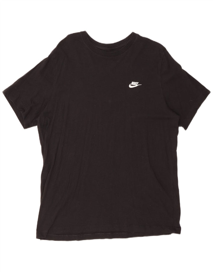 T-shirt da uomo NIKE Top XL in cotone nero
