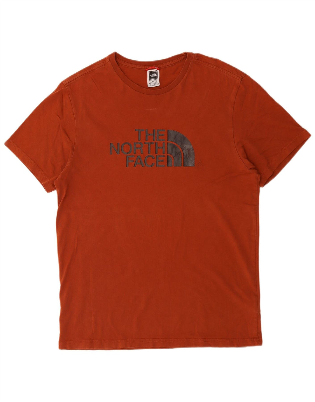 THE NORTH FACE T-shirt grafica da uomo Top in cotone rosso medio