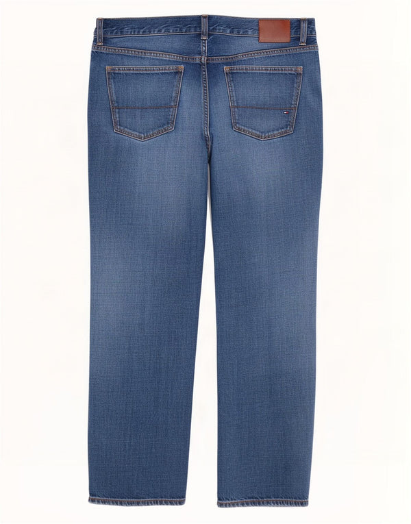 Jeans dritti da uomo Tommy Hilfiger W34 L31 cotone blu