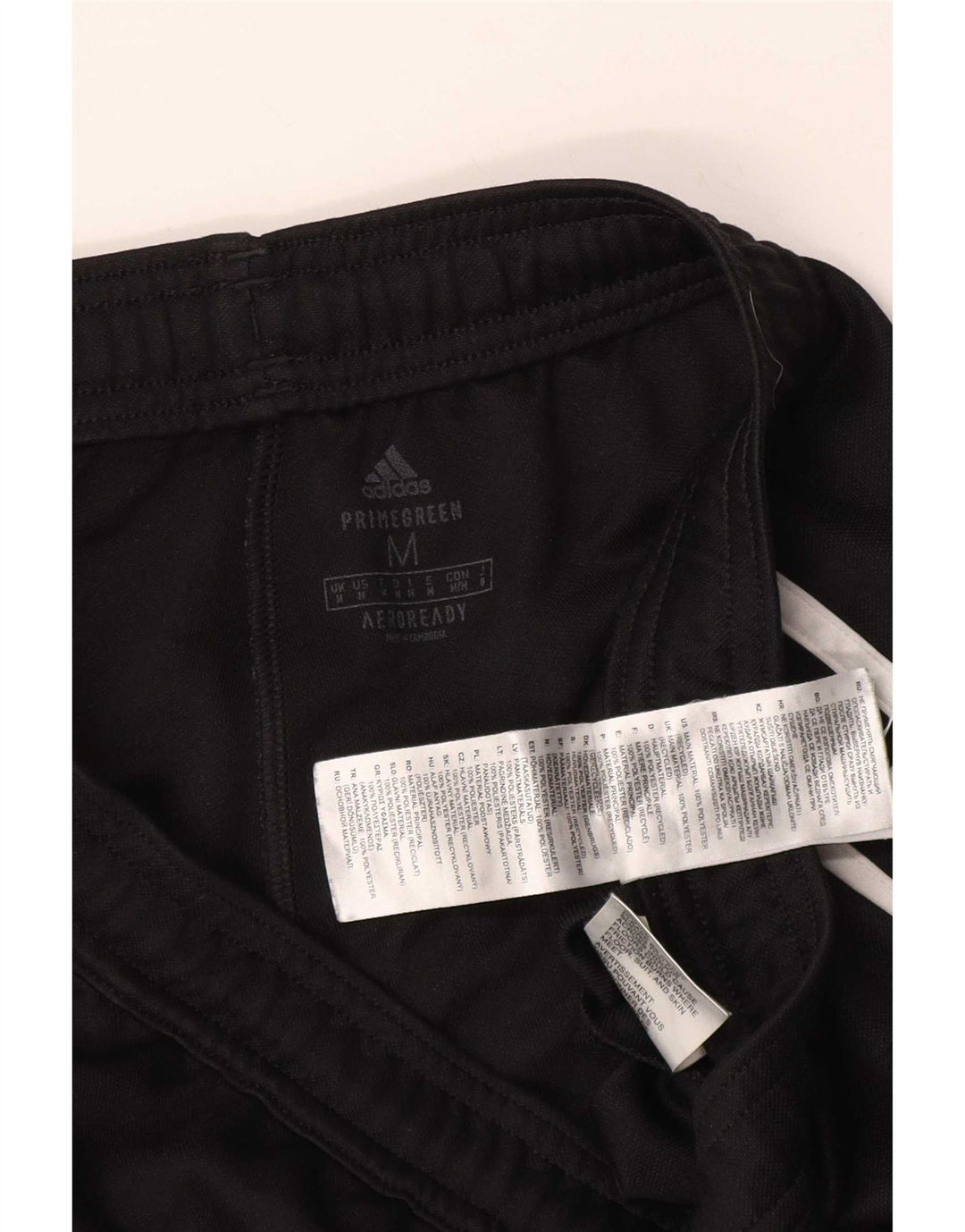 Pantaloni da tuta Adidas Aeroready da uomo in poliestere nero medio