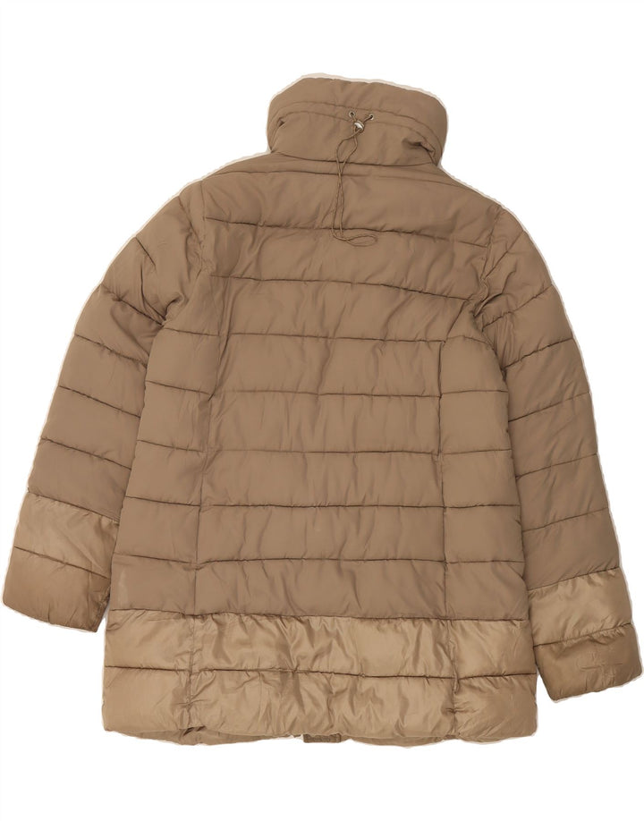 CHAMPION Womens Padded Jacket IT 48 XL Beige Vintage Champion and Second-Hand Champion from Messina Hembry 