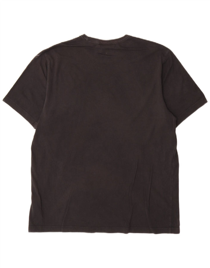 T-shirt grafica da uomo Nike Top grande in cotone nero