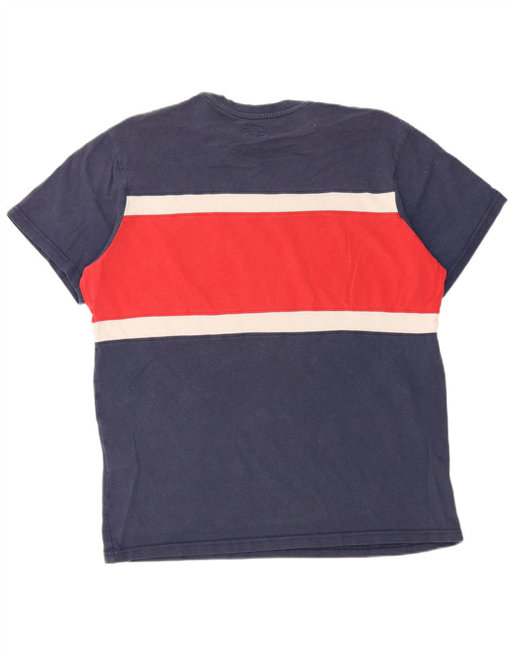 T-shirt grafica da uomo Levi's Top in cotone color block medio blu navy