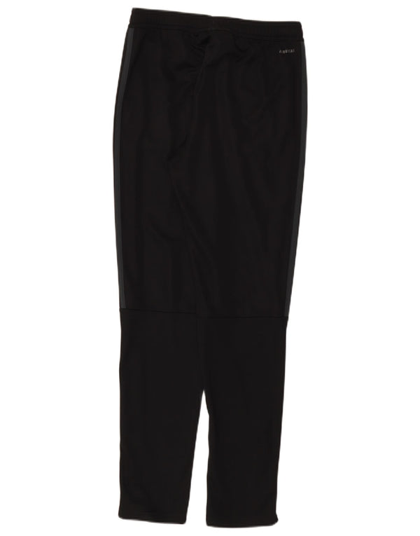 Pantaloni della tuta Adidas Aeroready da ragazzo 13-14 anni in poliestere nero