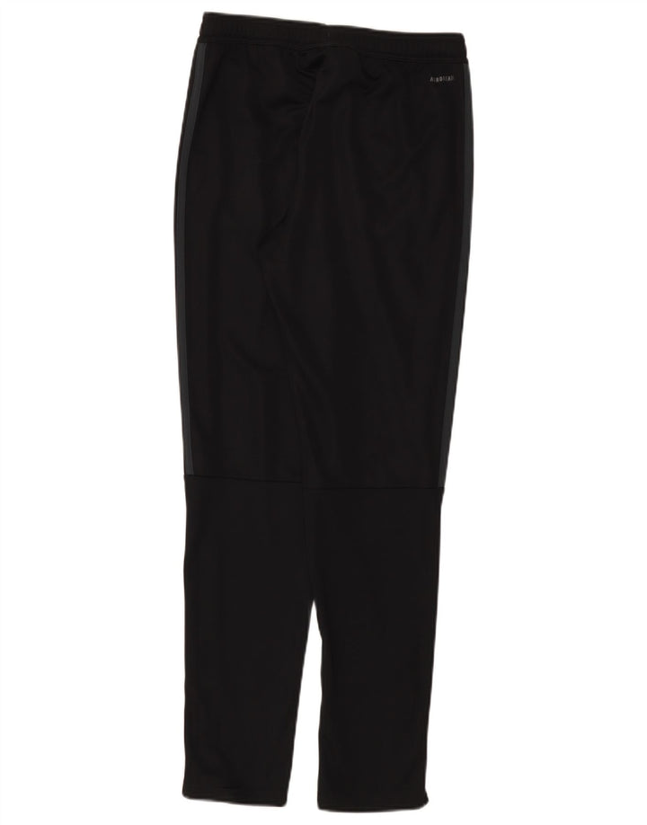 Pantaloni della tuta Adidas Aeroready da ragazzo 13-14 anni in poliestere nero