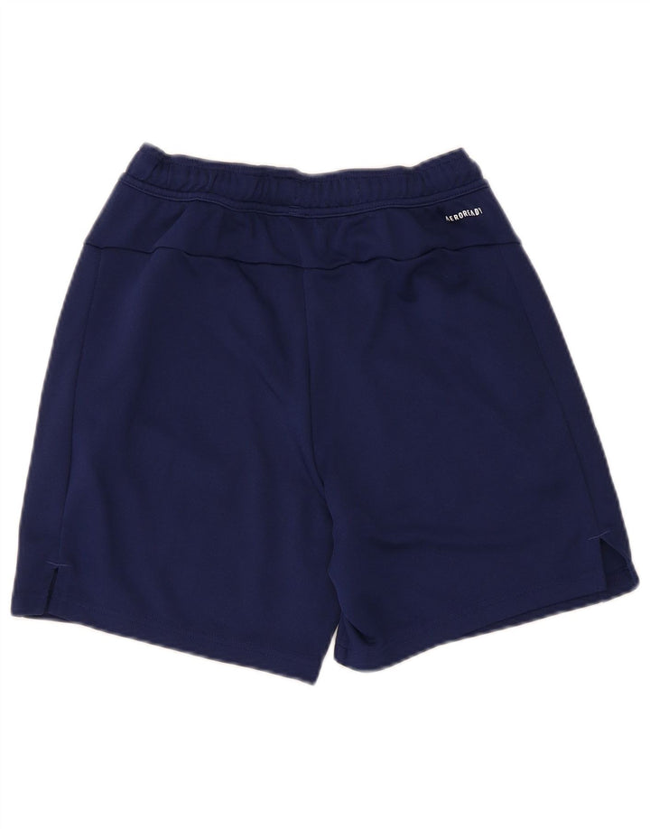 Pantaloncini sportivi Adidas Aeroready da uomo piccoli in poliestere blu navy
