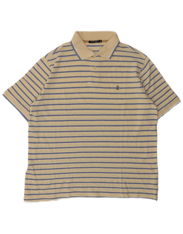 Polo da uomo Marina Yachting 2XL Cotone a righe beige