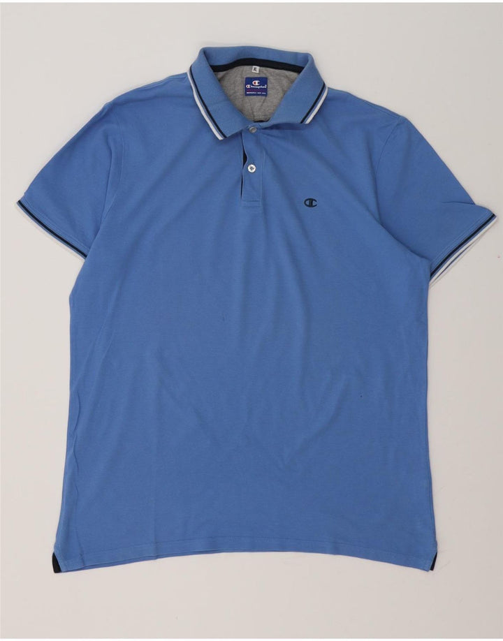 Polo da uomo CHAMPION XL in cotone blu