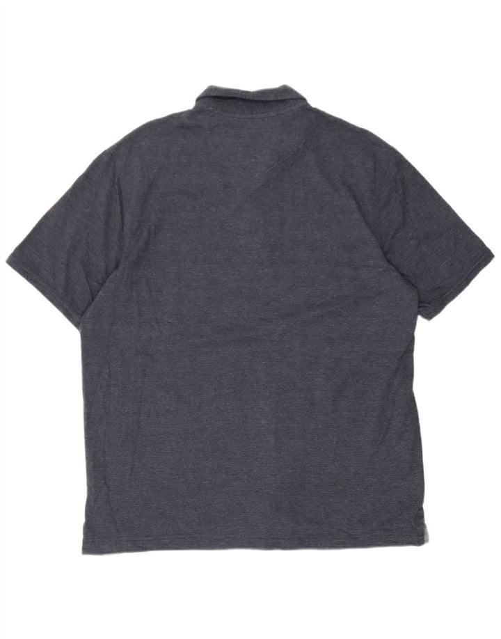 Polo da uomo Eddie Bauer grande in cotone blu navy