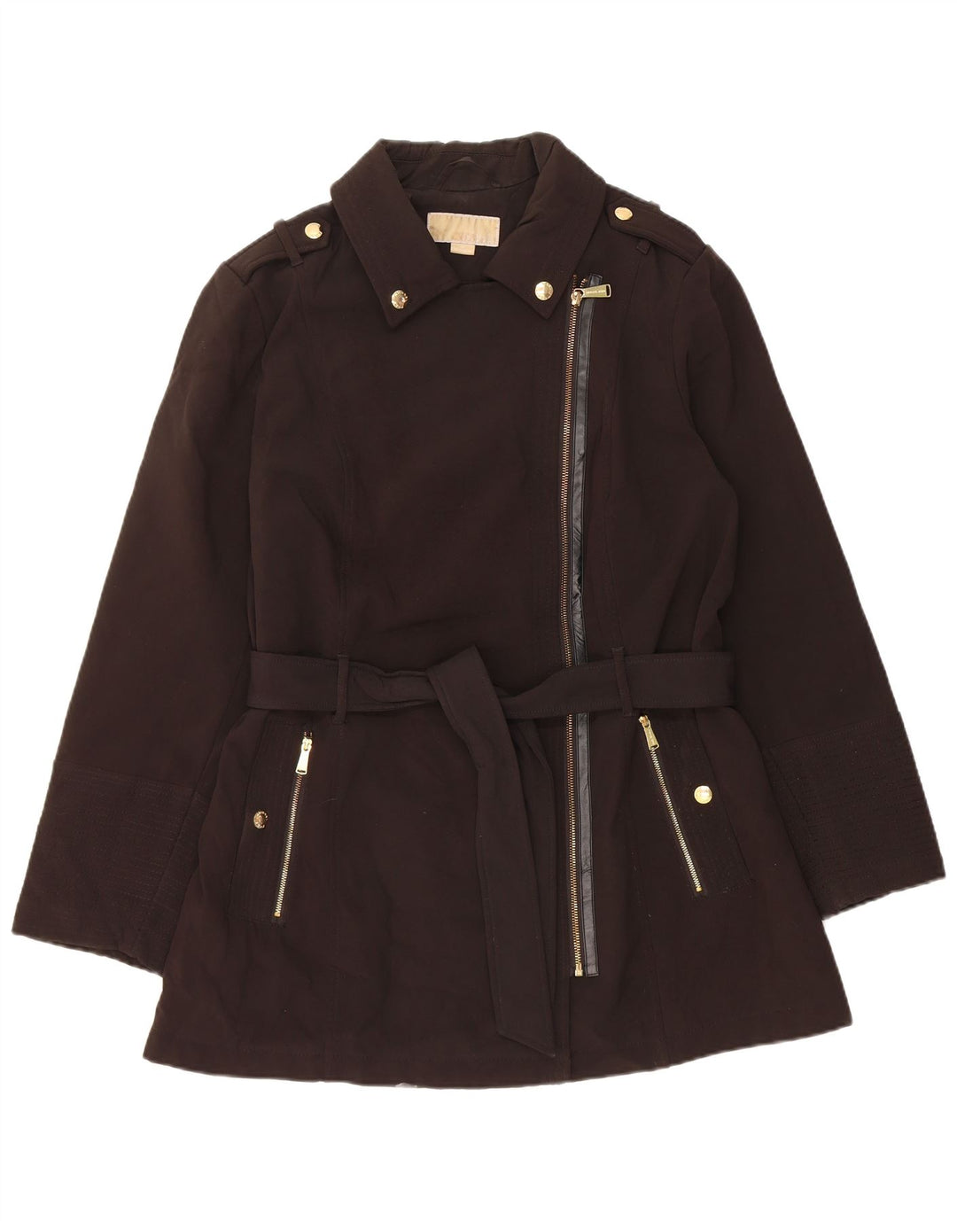 Giacca militare da donna Michael Kors UK 18 XL poliestere nero