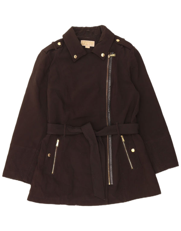 Giacca militare da donna Michael Kors UK 18 XL poliestere nero