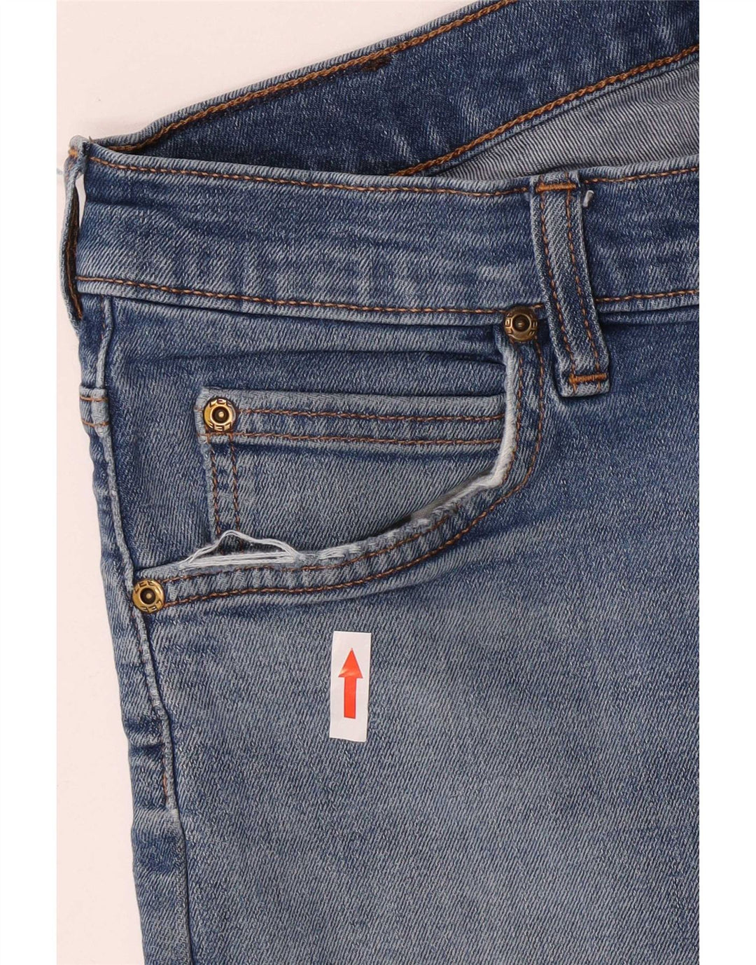Jeans slim Lee Rider da uomo invecchiati W32 L31 cotone blu