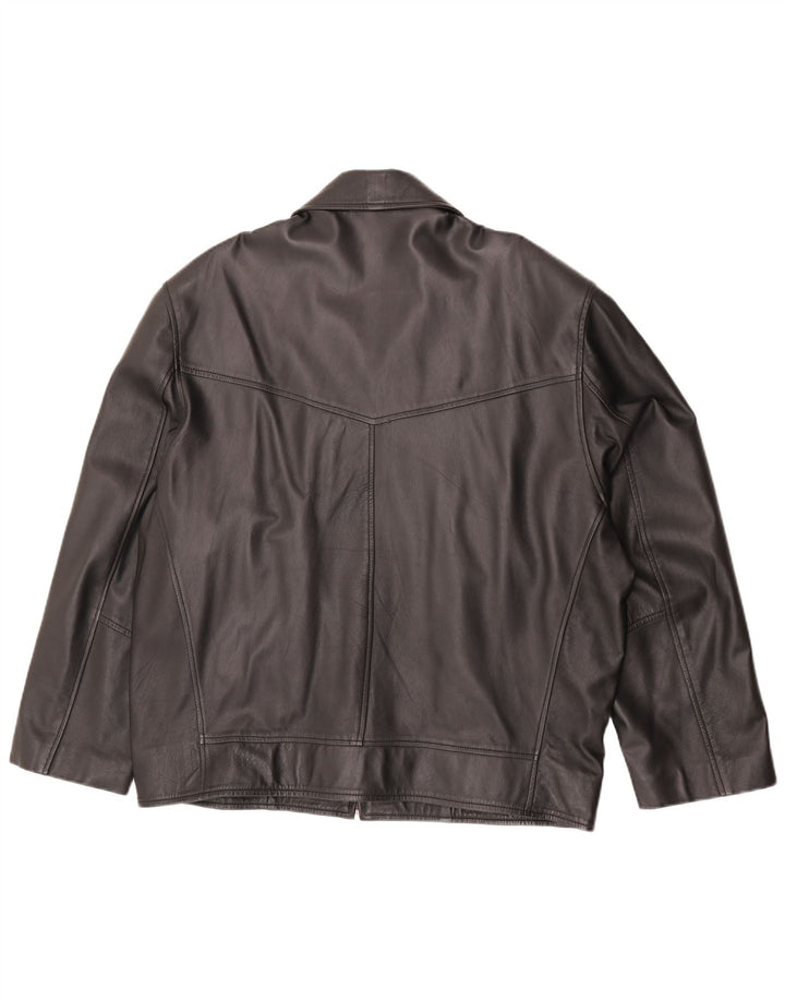Giacca in pelle da donna Admiral UK 20 2XL Pelle di agnello nera