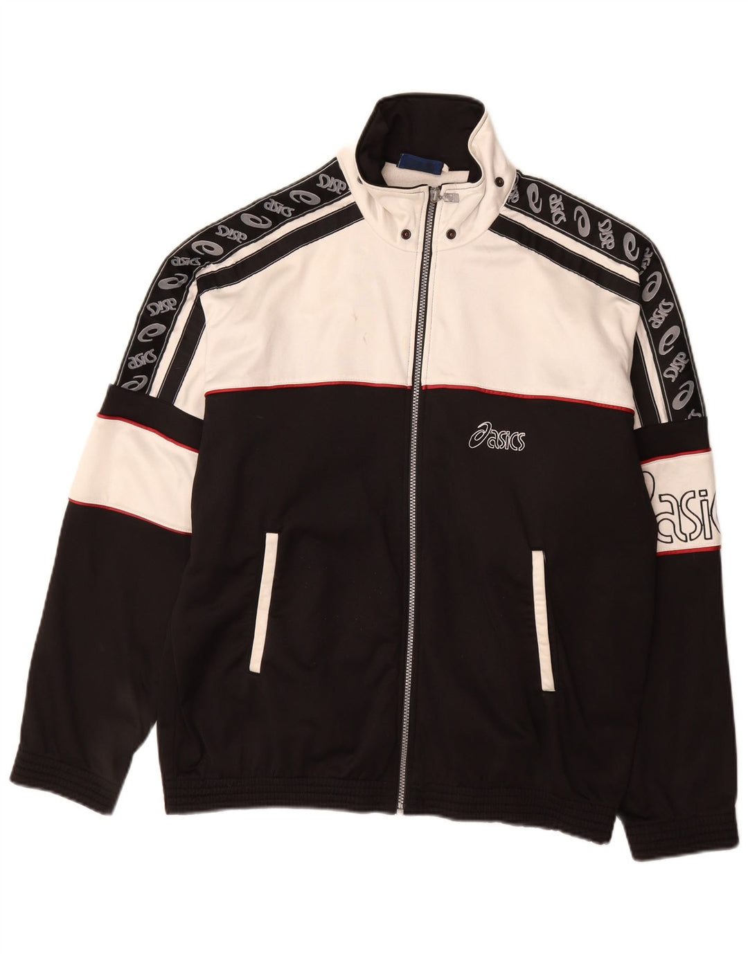 Giacca da ginnastica grafica da uomo Asics IT 50 Medium Black Colourblock