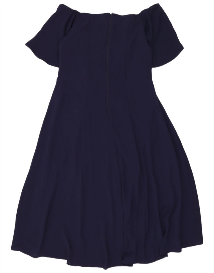 Abito Coast da donna con spalle scoperte UK 12 Medio Blu navy Poliestere