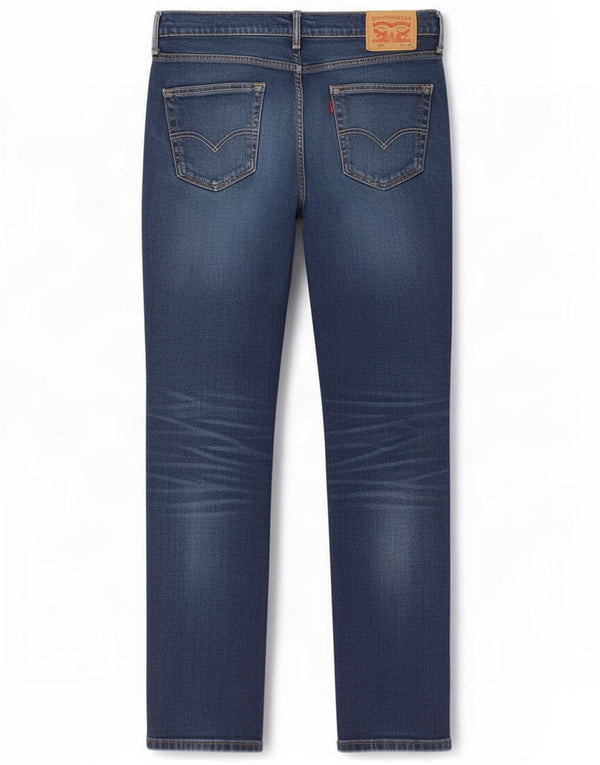Levi's Uomo 511 Slim Jeans W34 L34 Blu Cotone