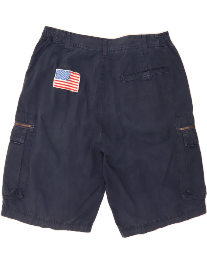 CHAMPION Mens Cargo Shorts 2XL W36 Navy Blue Cotton Vintage Champion and Second-Hand Champion from Messina Hembry 