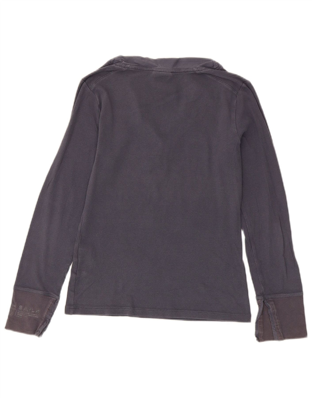 Maglia a maniche lunghe da donna North Sails UK 12 cotone medio blu navy