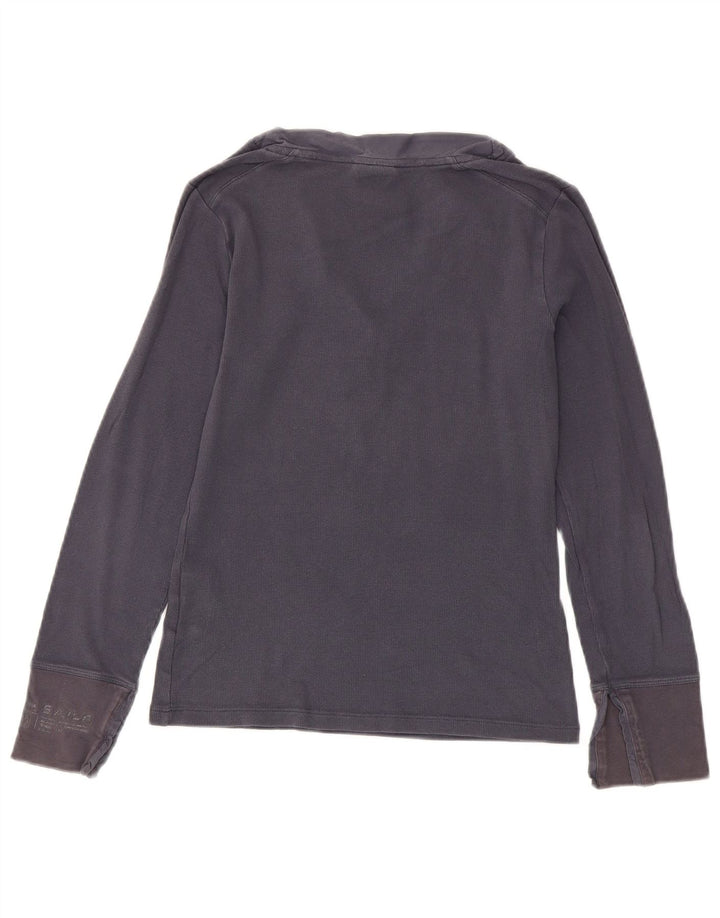 Maglia a maniche lunghe da donna North Sails UK 12 cotone medio blu navy