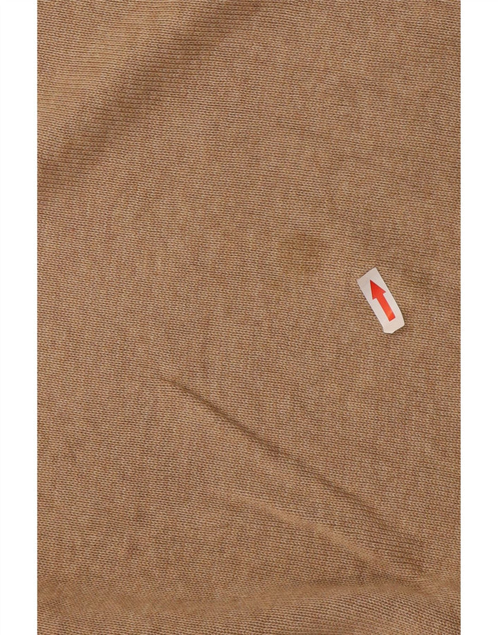 Maglione da uomo con scollo a V Marks & Spencer grande in cotone beige
