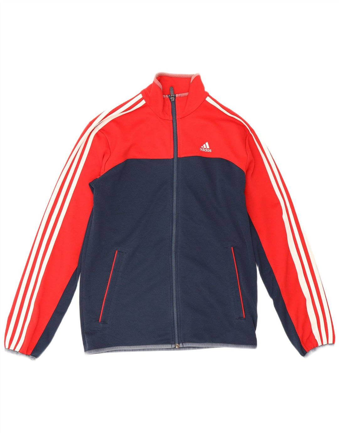 Tuta intera da uomo Adidas UK 36/38 Small Blu Navy Colourblock Poliestere