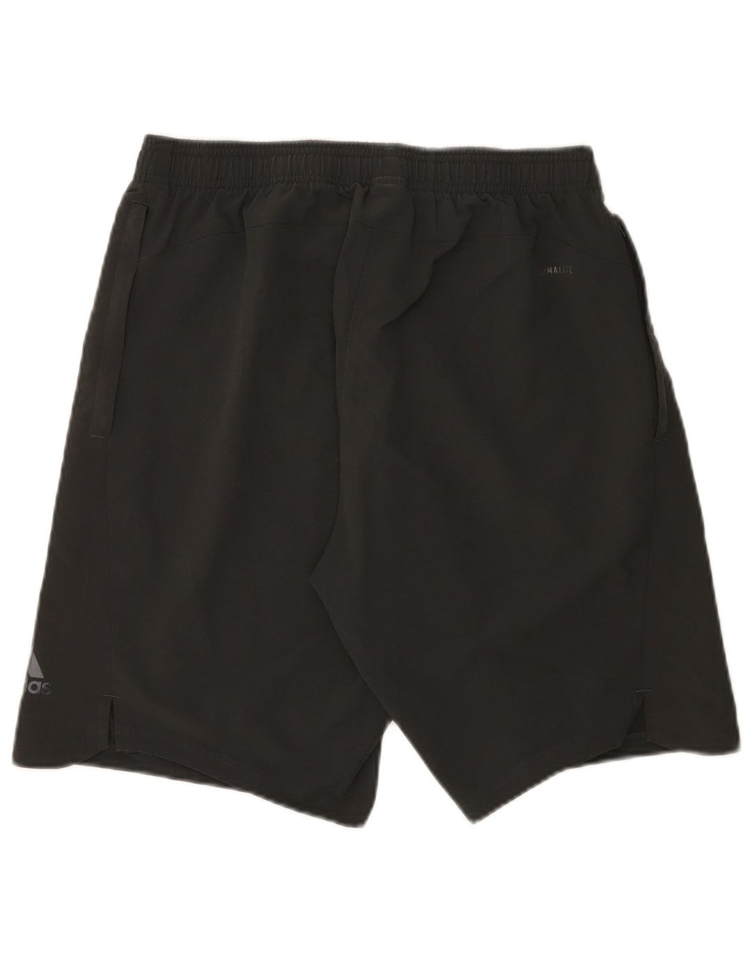 Pantaloncini sportivi Adidas Climalite da uomo in poliestere grigio medio