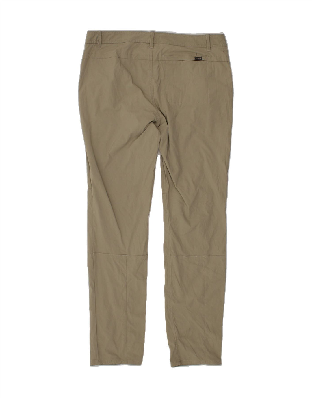 EDDIE BAUER Womens Slim Chino Trousers US 8 Medium W30 L30 Beige Nylon Vintage Eddie Bauer and Second-Hand Eddie Bauer from Messina Hembry 