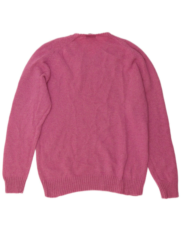 Maglione da uomo con scollo a V KAPPA 2XL Lana rosa