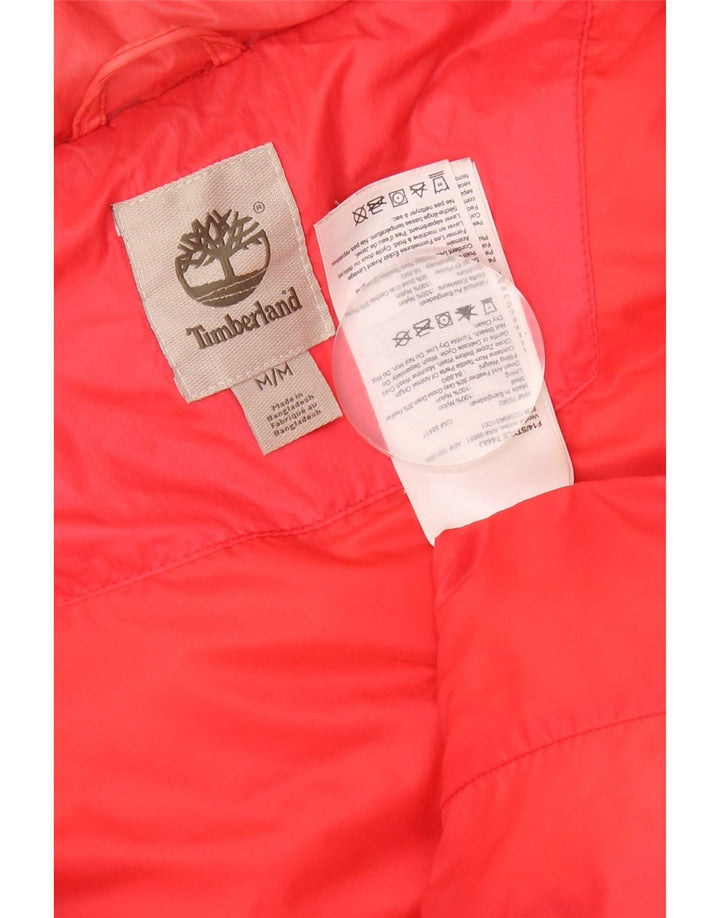 Gilet imbottito da donna Timberland UK 14 nylon rosa medio