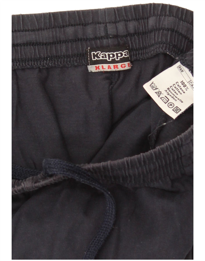 Pantaloni da tuta da uomo KAPPA XL in cotone blu navy