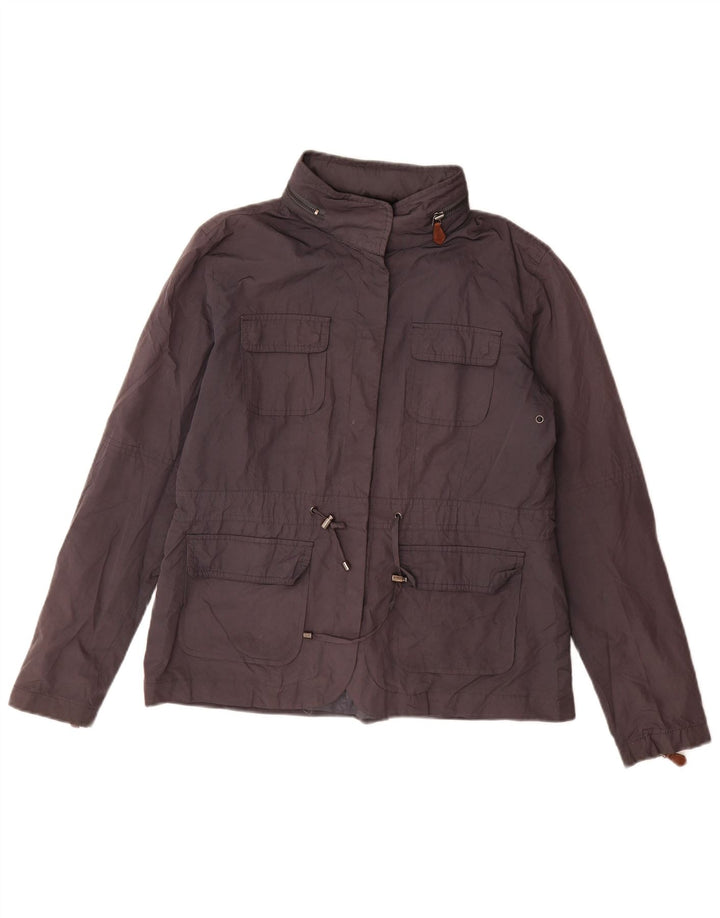 Giacca utility da donna Massimo Dutti UK 16 Large Poliestere grigio